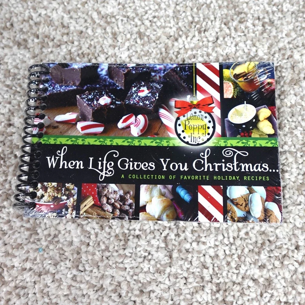 When Life‎ Gives You Christmas Holiday Recipe Book Lemon Poppy Inc Spiral Bound